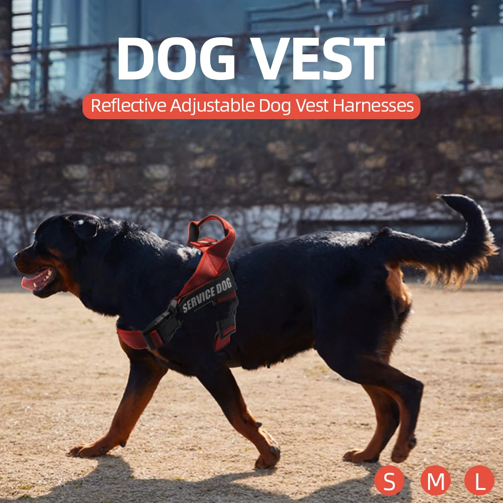 

Outdoor Soft Dog Vest Harness Pet Supplies Dog Vest Harnesses Reflective Dog Harness Adjustable Dog Chest Belt for Walking