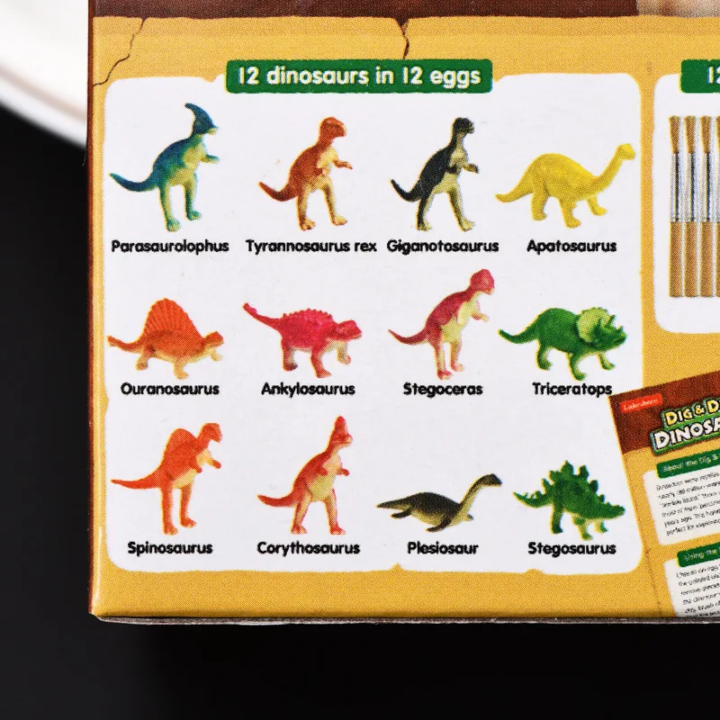 Крестообразная юрская модель динозавра яйцо горная игрушка Archeology Dig diy t-Rex модель обучающая игрушка