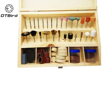 

100Pcs Rotary Power Tool Set Bit For Dremel 1/8" Shank Sanding Grinding Polishing Cutting Tools Dremel Accessory Case