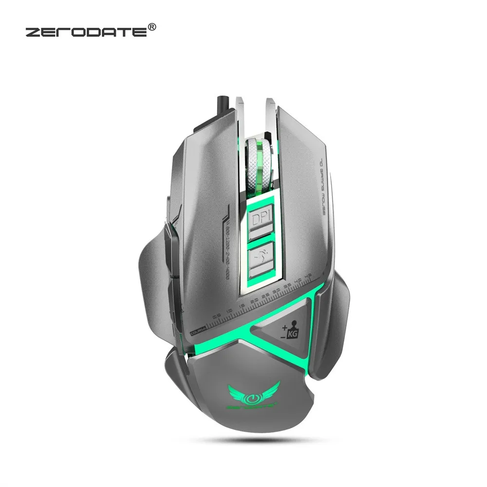 OMESHIN Высокое качество механический USB кабель игровая мышь 3200 dpi 11 Кнопка определение макроса светодиодный светильник оптическая мышь PUBG
