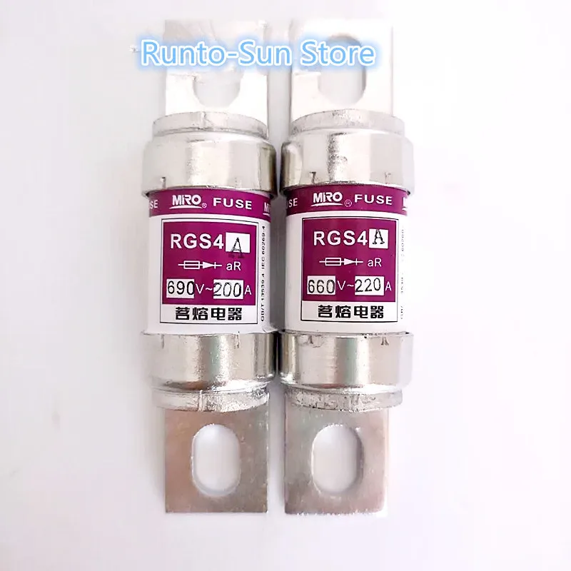 10 шт. RGS4A 660GH 6 URGJ 690V 80A 100A 125A 130A 150A 160A 200A 220A MRO плавленый Быстрый Предохранитель