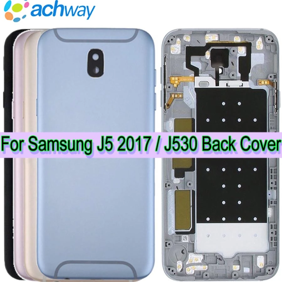 aankleden sla Katholiek For Samsung Galaxy J5 2017 Battery Cover J530 Rear Door Back Housing Case  Replacement 5.2" For Samsung J5 2017 Battery Cover - Mobile Phone Housings  & Frames - AliExpress