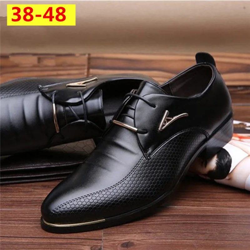 

Men 'S Business Formal Leather Shoes Big Size Shoes 46 47 48