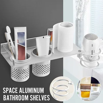

Bathroom Shelves Organizer Wall Storage Rack Organizer Stick Type Shower Shelf Basket Bathroom Storage Shower Floor Storage