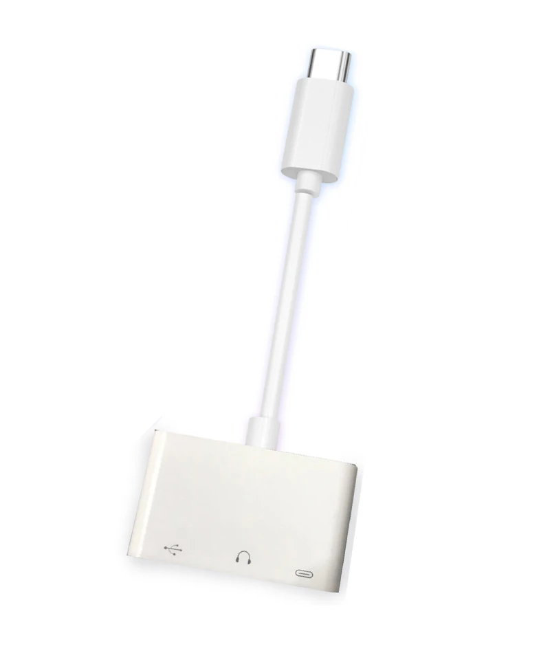 USB 2 0 OTG Audio Charging Adapter Type C to 3 5mm Headphone Headset For USB Disk Mouse Keyboard For iPAD Pro Samsung S8 S9 S10