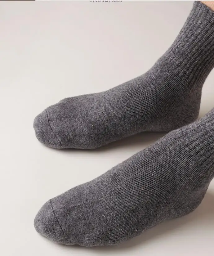 Xiaomi для мужчин 3 пары средней длины зимние шерстяные теплые носки плотные теплые мягкие удобные средней эластичности