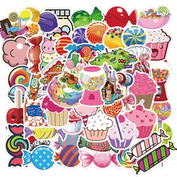 10/30/50PC Couleur Bonbons Graffiti Autocollants Mignon Portable Étanche Étui de Téléphone Autocollants De Décoration De Voiture En Gros 