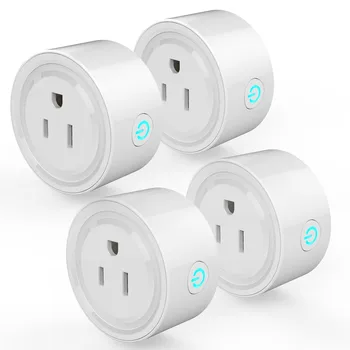 

Smart Wi-Fi Mini Outlet Plug Switch Works With Echo Alexa Remote Control US Plug
