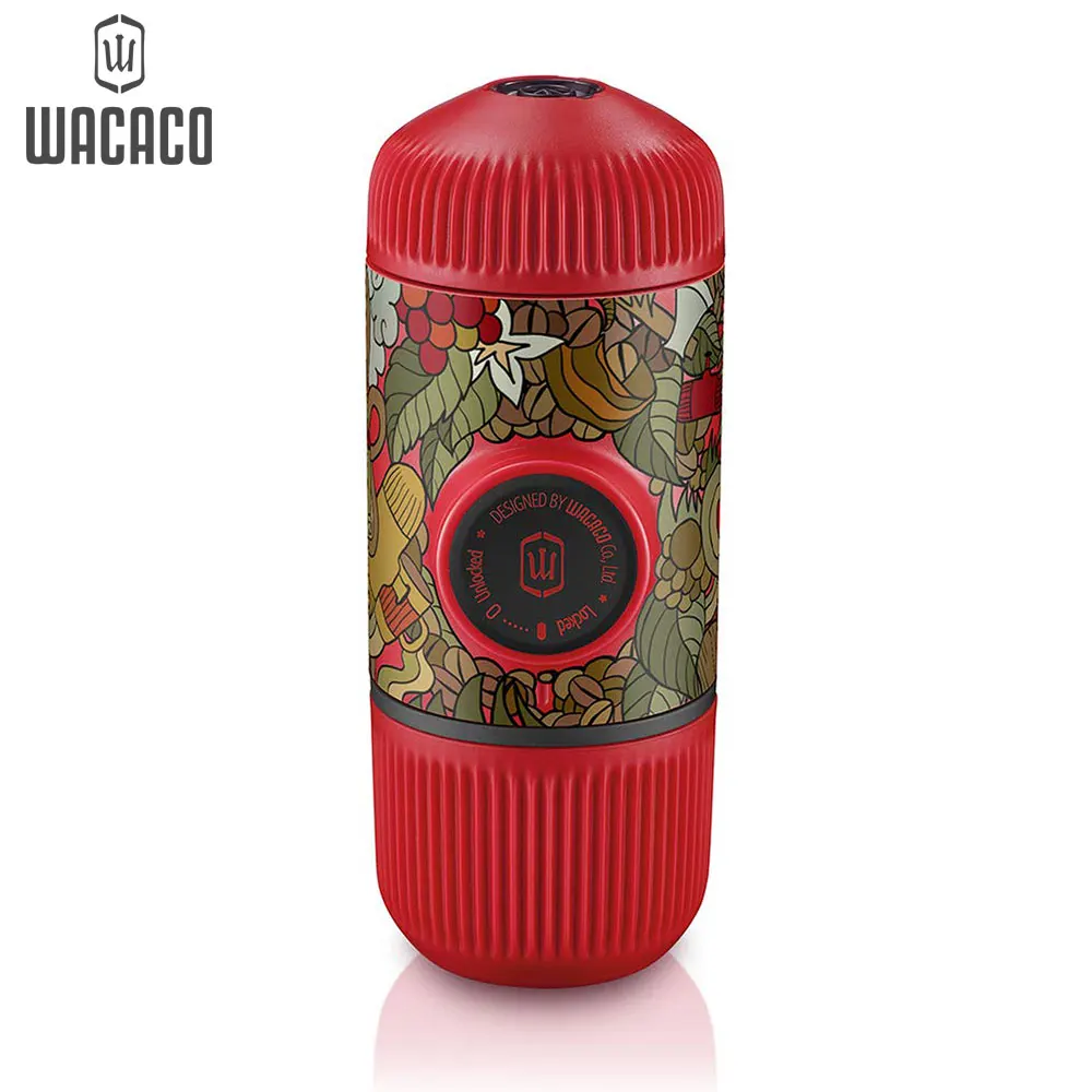  Coffee Machines Wacaco WCCJNGLRD Espresso manual Nanopresso Red with case Small Size Kitchen for ma - 4000445357468