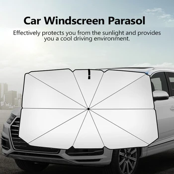 

Car Vehicle Sunshade Outdoor Auto Umbrella-type Sunproof Sunshade Foldable Summer Car Cover Car Accessorie