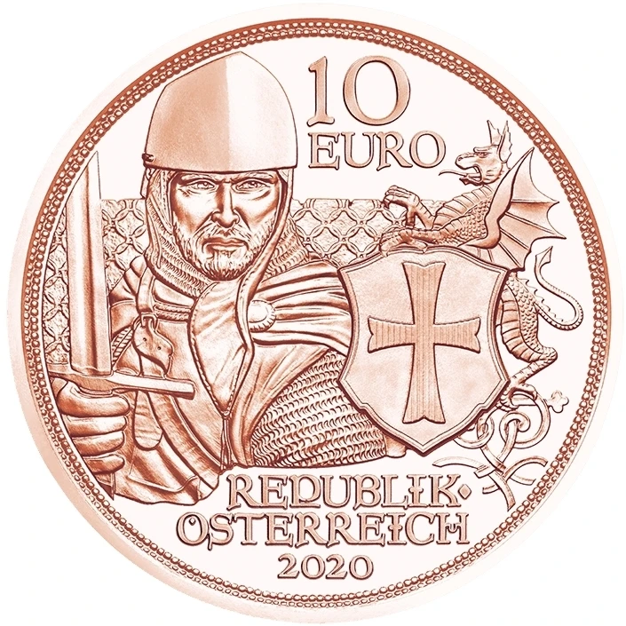 

Austria 2020 Knight Story Series Courage 10 Euro Commemorative Coin Genuine Euro Collection Real Original Coins