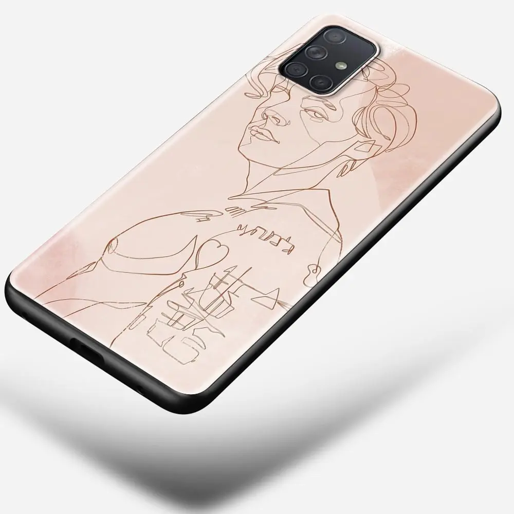 Phone Case for Samsung Galaxy A51 A71 5G A50 A70 A11 A21s A31 A41 A42 A91 A01 TPU Soft Black Cover Harry style art Phone Case for Samsung Galaxy A51 A71 5G A50 A70 A11 A21s A31 A41 A42 A91 A01 TPU Soft Black Cover Harry style art