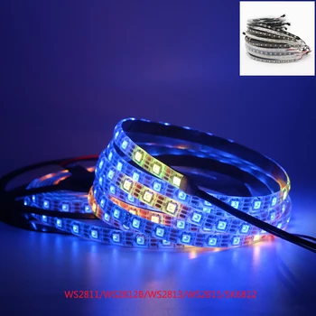 

WS2811 WS2813 WS2815 WS2812B ws2812 IC RGB SK6812 RGBW Led Strip Light 5050 SMD Addressable 30 60 144 LEDs Waterproof IP30/65/67