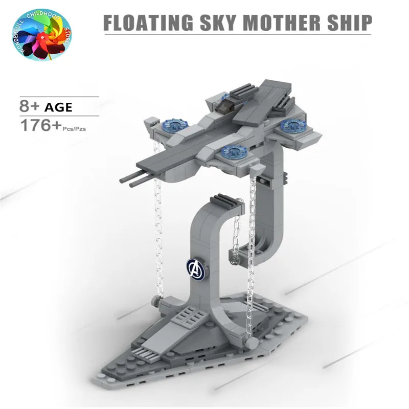 

Creator Tensional integrity Suspension Anti Gravity sky carrier Dynamic Balance Building Blocks Kids Bricks Center Model Toys