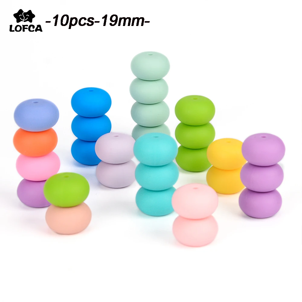 Lofca 19mm Abacus Silicone Beads Bpa 