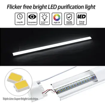 

120cm LED Batten Linear Tube Light Ceiling Lamp Cool White 6000K 110V