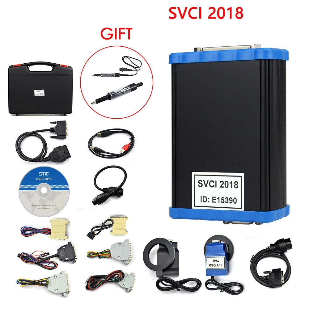SVCI FVDI ABRITES сканер ключ программист Чехлы FVDI SVCI VVDI2 для большинства автомобилей диагностический инструмент - Цвет: SVCI 2018