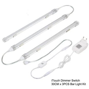 

LED Bar Lights Aluminium DC 24V 30cm 5W 2835 SMD 3PCS LED Rigid Strip Energy Saving Cabinet Home Use Counter LED Lighting
