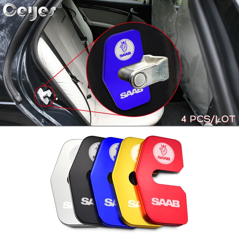 Ceyes 4pcs/lot Car Accessories Auto Decoration And Door Lock Cover Case For Saab 93 95 1998-2009 Auto Styling - Car Stickers - AliExpress