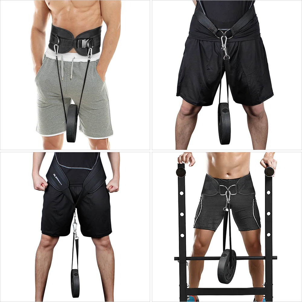 

ALBREDA Gym Dumbbells Weight Lifting Belt Fitness Equipment Drop Shipping Dip belt Strength Pull up Load belt Power Exercise