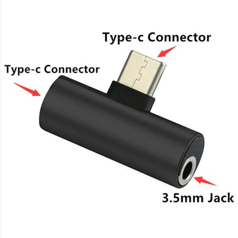 Двойной тип C USB C аудио зарядный адаптер для samsung Note 10 S10 S11 Pro huawei mate 30 20 P30 Pro Tupe c 3,5 мм разветвитель AUX - Цвет: typec and 3.5mm Jack