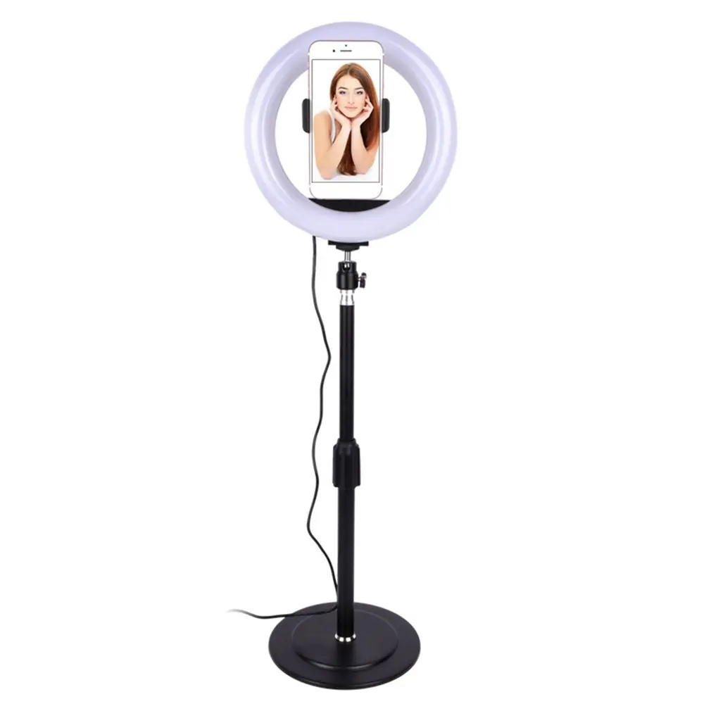 

Professionele Phtography Licht Dimbare LED Studio Camera Ring Licht Foto Telefoon Video Lamp Selfie Mount