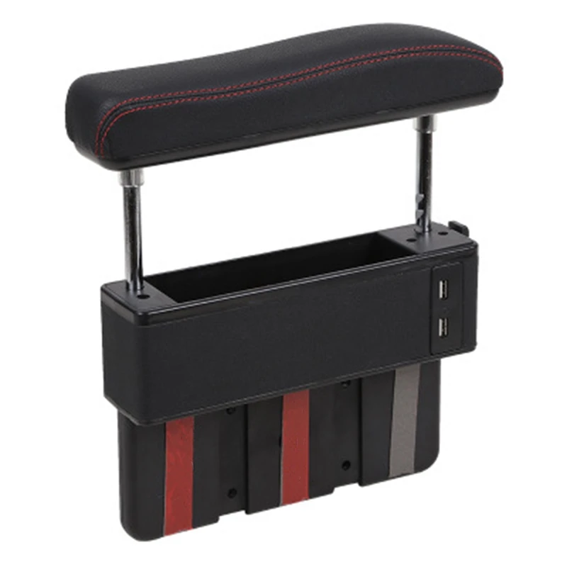 Car Armrest Adjustable Increase Storage Box USB Charging Interior Central Lift Elbow Support Car-Styling Accessories Universal | Автомобили