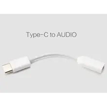 Xiaomi USB-C/type-C к аудио конвертер адаптер кабель для Galaxy, huawei, Xiaomi, LG, htc и других смартфонов
