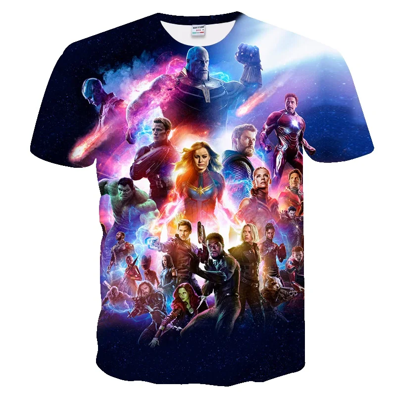 Лидер продаж Marvel Мстители 4 дизайн футболка для мужчин и женщин супергерой футболки с принтом мужская летняя футболка с коротким рукавом Homme - Цвет: TXUO-558