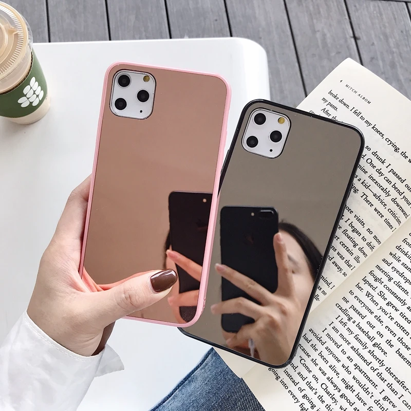 Роскошный чехол с зеркальным узором для Apple iPhone 6 6s 7 8 Plus X 10 11 11Pro XR XS Max цветной ТПУ