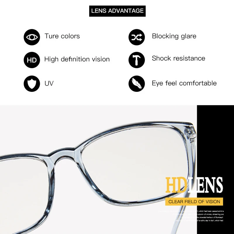 Higodoy винтажные прозрачные квадратные женские очки, удобные оптические очки для глаз, оправы для женщин, очки Gafas