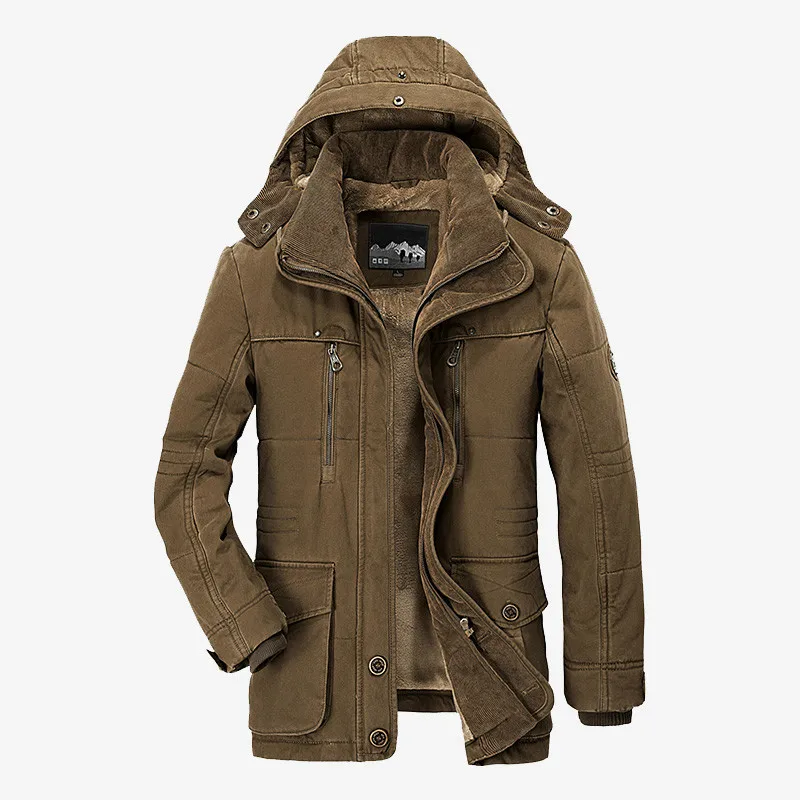 Зимняя мужская куртка, 5XL, 6XL, теплое пальто, уплотненное, милитари, пальто, ветровка, уличная парка, высокое качество, флис, с хлопковой подкладкой, новинка