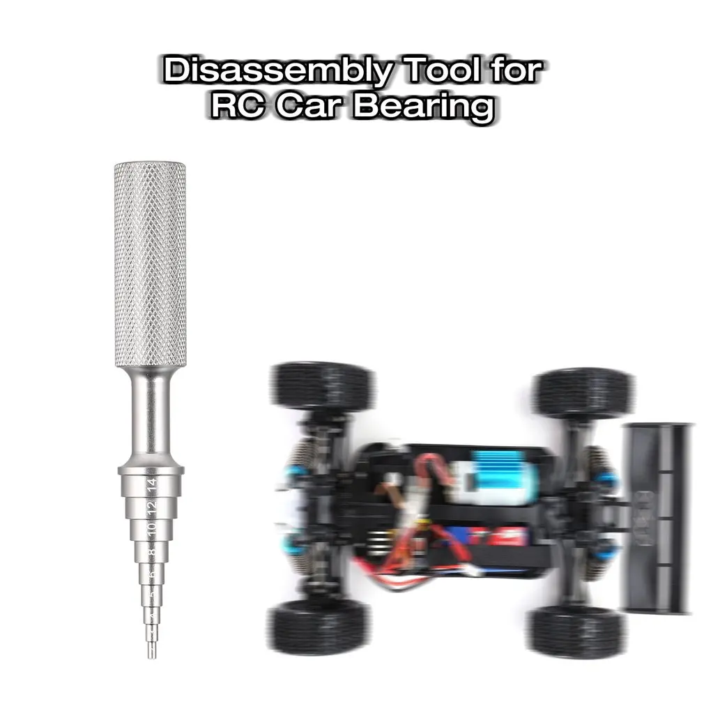 1pcs Aluminum Alloy Bearing Steering Hub Carrier Disassembly Remove Installer Tool 2-14mm for HSP Tamiya HPI Kyosho RC Car Model