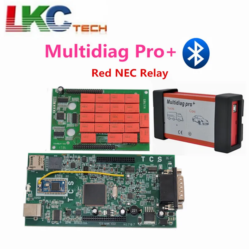 Multidiag Pro+ OBDIICAT-CDP,1 с Keygen Red NEC Реле Multidiag Pro+ автоматический диагностический сканер Инструменты