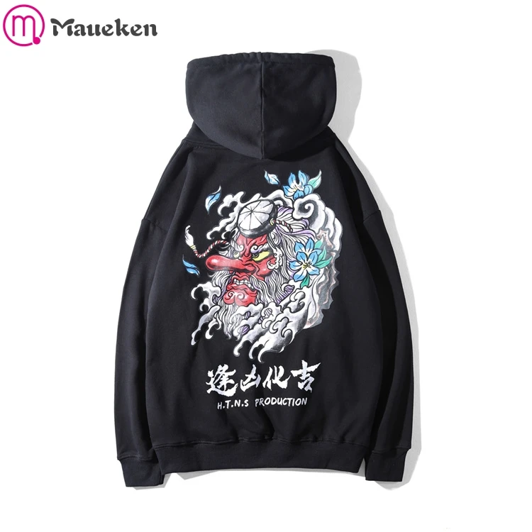 Men women Hip Hop Hoodie Sweatshirt turn calamities into blessings japanese Character Streetwear Casual Hooded Pullover