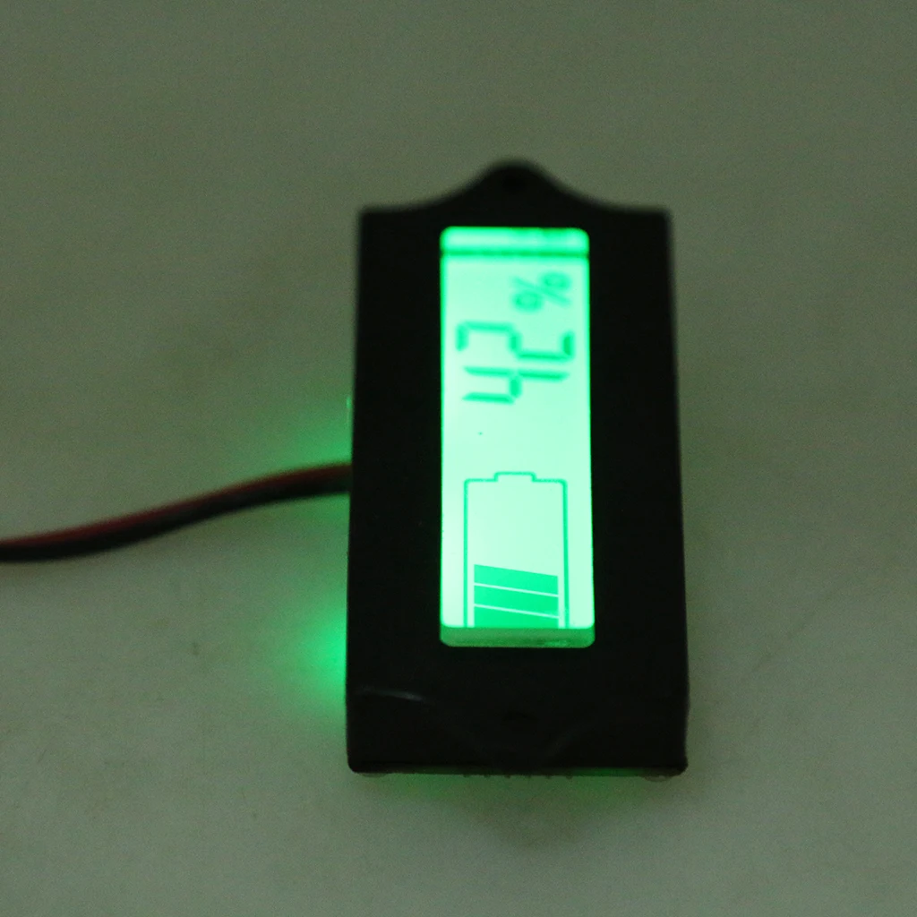 Lead-acid Lithium Battery Capacity Voltmeter Module Green LCD Tester Checker