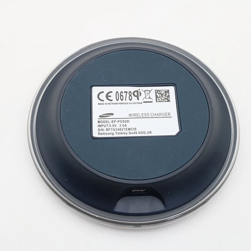 Original Samsung Wireless Charger Adapter qi Charge Pad For Galaxy S7 S6 EDGE S8 S9 S10 Plus Note 4 5 For Iphone 8 X XS XR mi 9 17