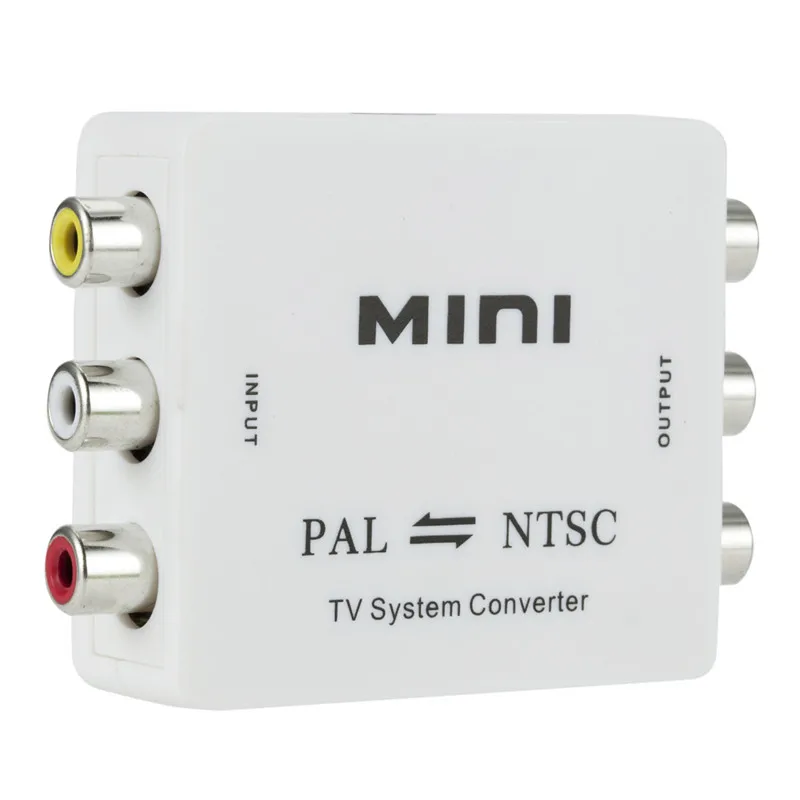Мини Портативный PAL в NTSC или NTSC в PAL двунаправленный двухсторонний формат ТВ Видео система конвертер Композитное соединение