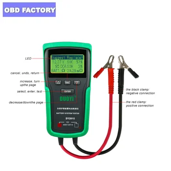 

DY2015 12V Car Battery System Tester Capacity Maximum Electronic load Battery Charge Test+English manual