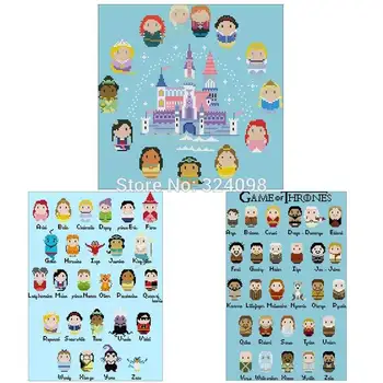 

Cartoon character patterns Counted Cross Stitch 11CT 14CT DIY wholesale Chinese Cross Stitch Kits Embroidery Needlework Sets