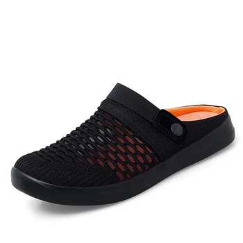 

Big Size New Shoes Men Sandals Leather Mesh Men Sandals Summer Quality Beach Slippers Casual Sneakers Outdoor Beach Shoes