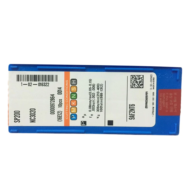 

10pcs Carbide Inserts NC3020 SPB26 2 ZQMX2N11 1E Turning Tools Carbide Insert Work Holding Tools Parts
