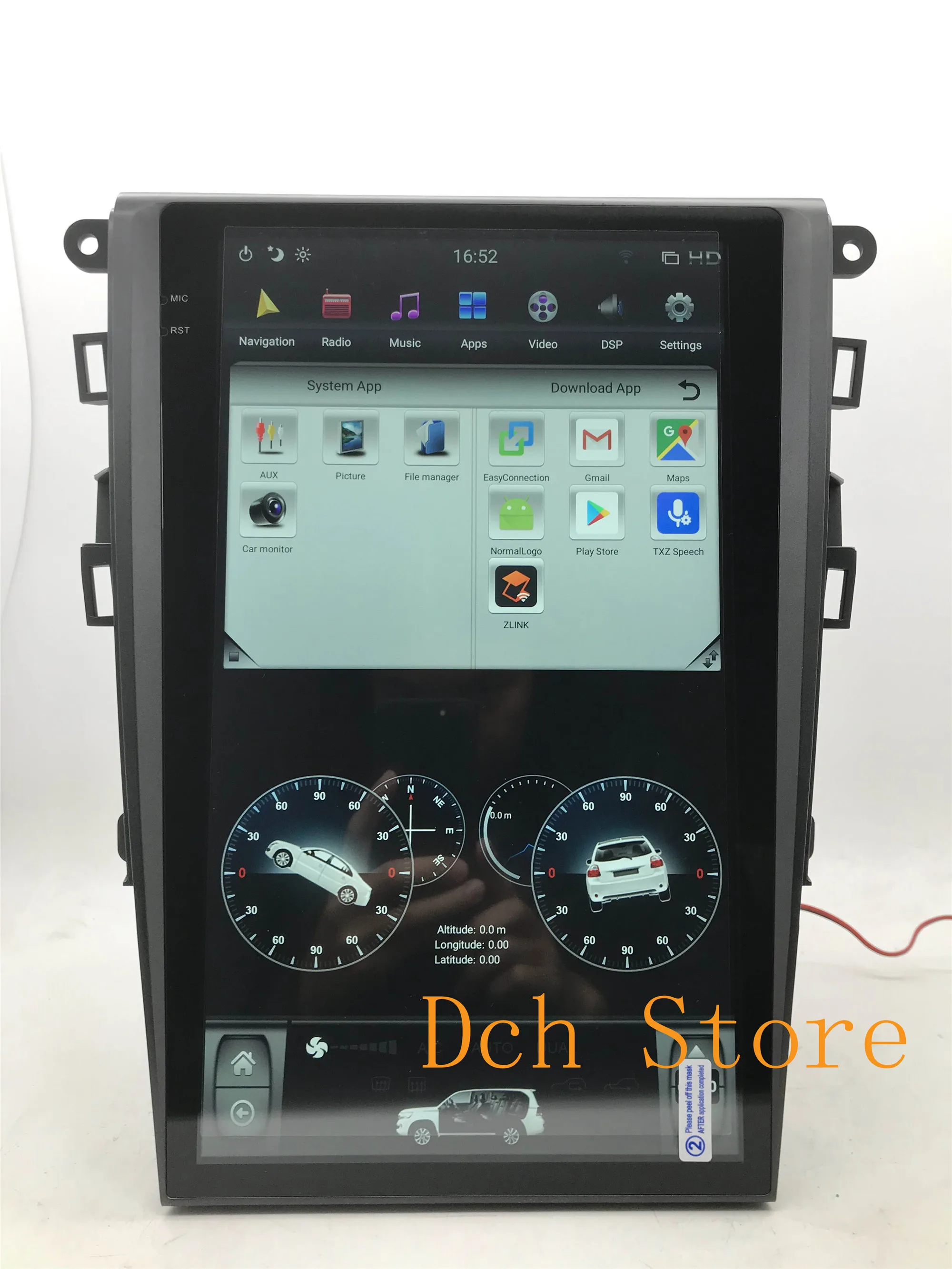13 6 ''tesla style Android 9 0 автомобильный DVD плеер GPS навигация для Ford Mondeo fusion 2013 2018 PX6 CARPLAY