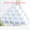 100 Pcs/lot  Magic Sponge Multi-functional Cleaning Eraser Melamine Sponge For Kitchen Bathroom Cleaning Accessories 100*60*20mm ► Photo 1/6