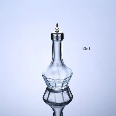 Silvery 50ml Японский стиль, профессиональный смеситель для бара, для бармена, стеклянная бутылка для приготовления коктейлей, инструменты, аксессуары, бутылка для вина Absinth - Цвет: Silvery 50ml