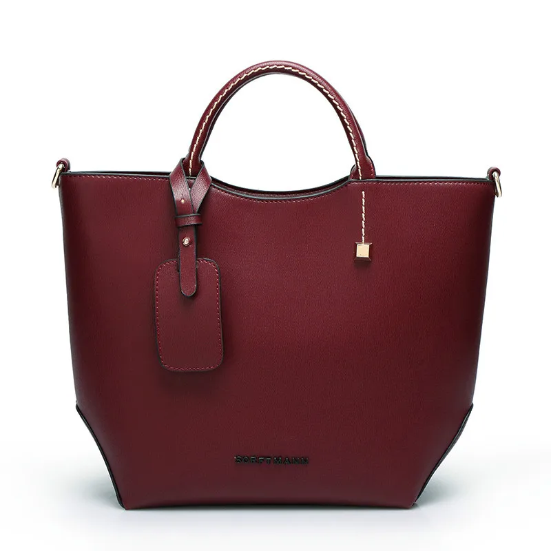 

New Large-capacity Designer Ladies Leather Handbag Fashion Retro Messenger Bag Ladies Bag Casual High Quality Bucket Bag