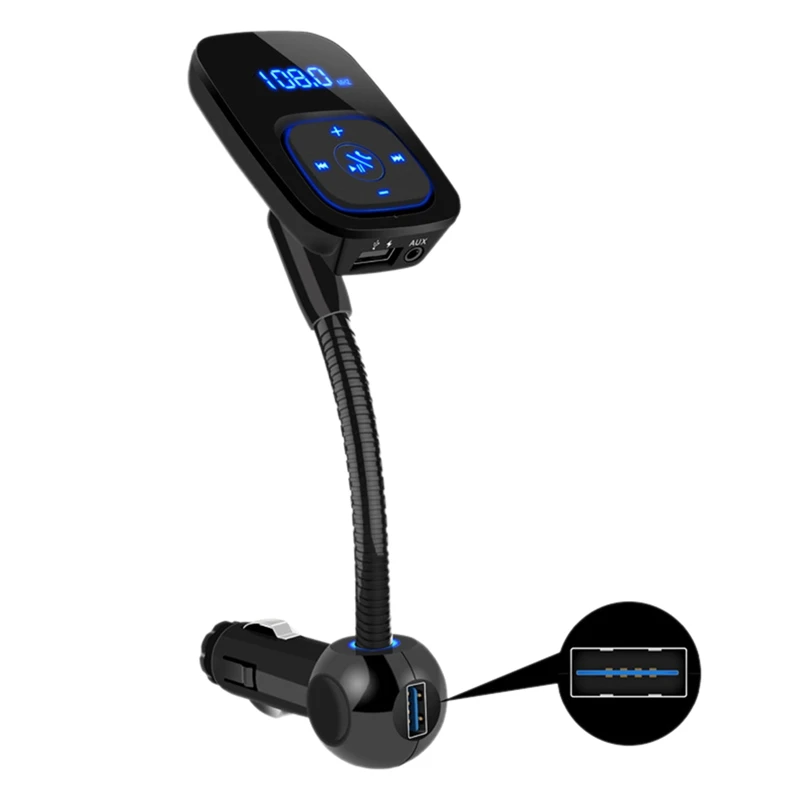 BT006 автомобильный mp3-плеер аудио FM модулятор Bluetooth fm-передатчик Hands-Free автомобильный комплект USB зарядное устройство Поддержка TF карта USB диск