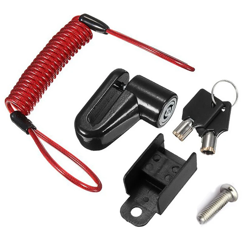 

Portable Electric Skateboard Lock Disc Brakes Wheels Lock For Xiaomi Mijia M365 Scooter Skate Board Anti-Theft Metal Steel Wire