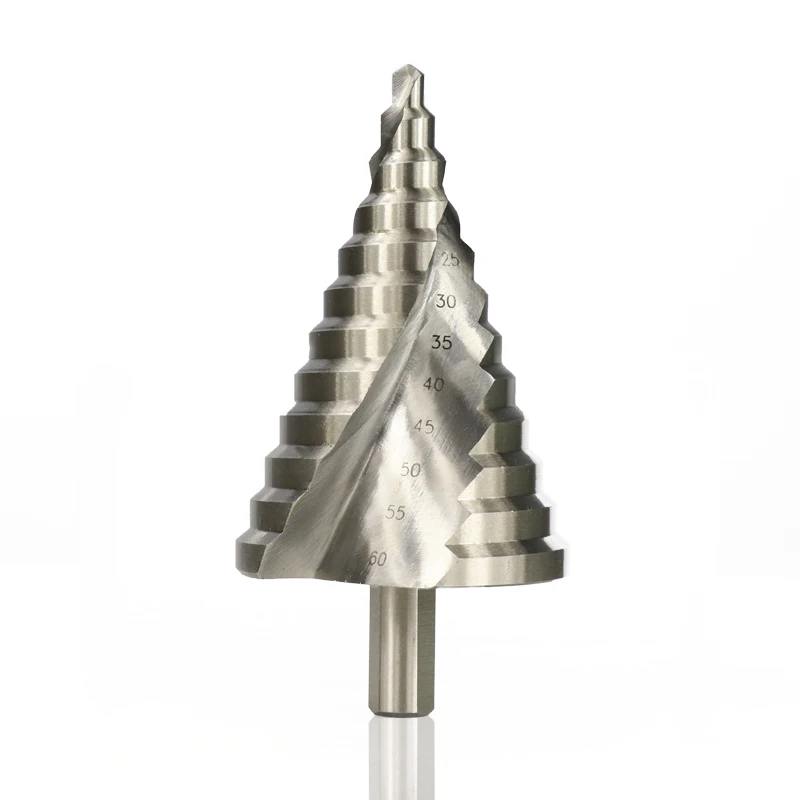 Xcan Step Drill Bit 1pc 6-60mm Spiral 