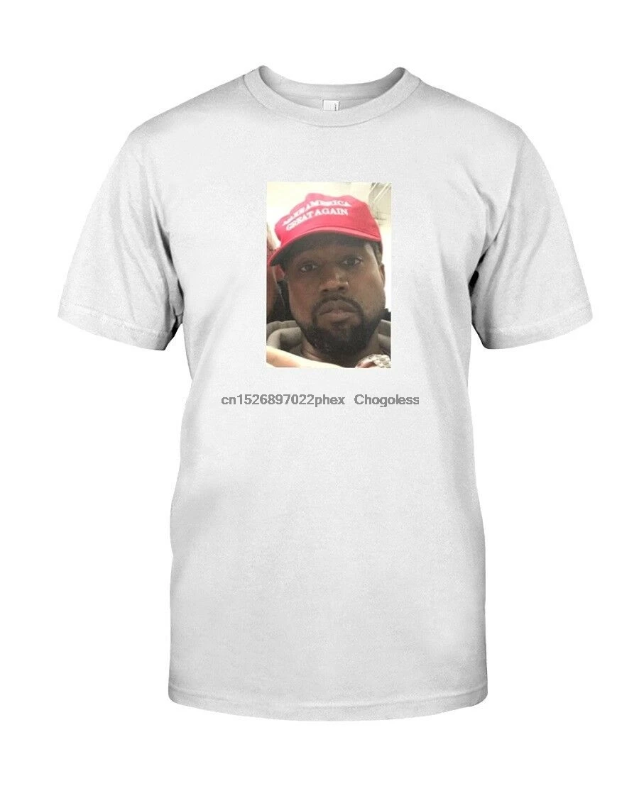 Kanye West MAGA Hat Make America Great опять Трамп футболка KANYE 2020 | Мужская одежда